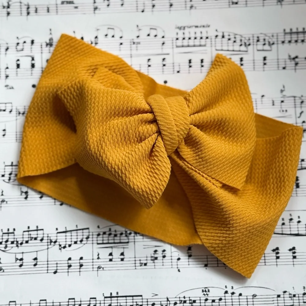 Soft and Stretchy Golden Headband for Newborns to 4 Years